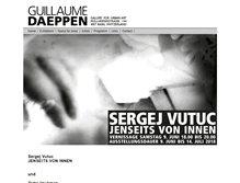 Tablet Screenshot of gallery-daeppen.com